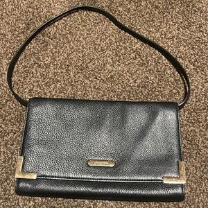 MICHAEL Michael Kors-Black w/ Gold Hardware Oversized Clutch w/ removable straps